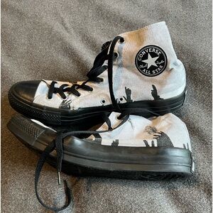 Converse All Star High Top Black Sabbath Shoes